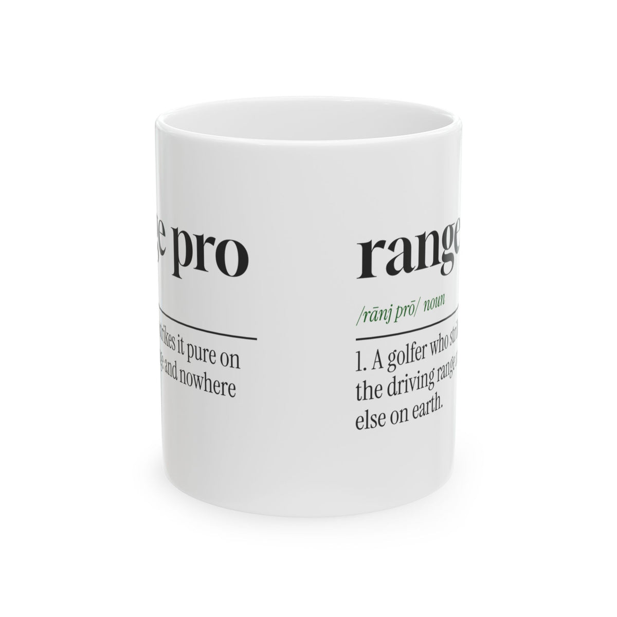 Golf Coffee Mug Range Pro Definition For Weekend Golfers