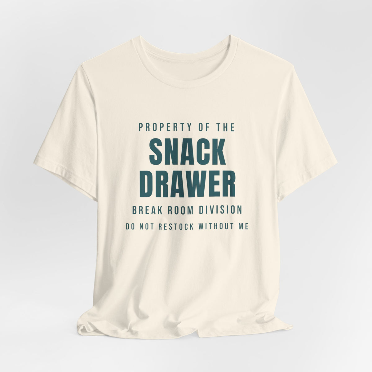 Funny Office Shirt Property Of The Snack Drawer