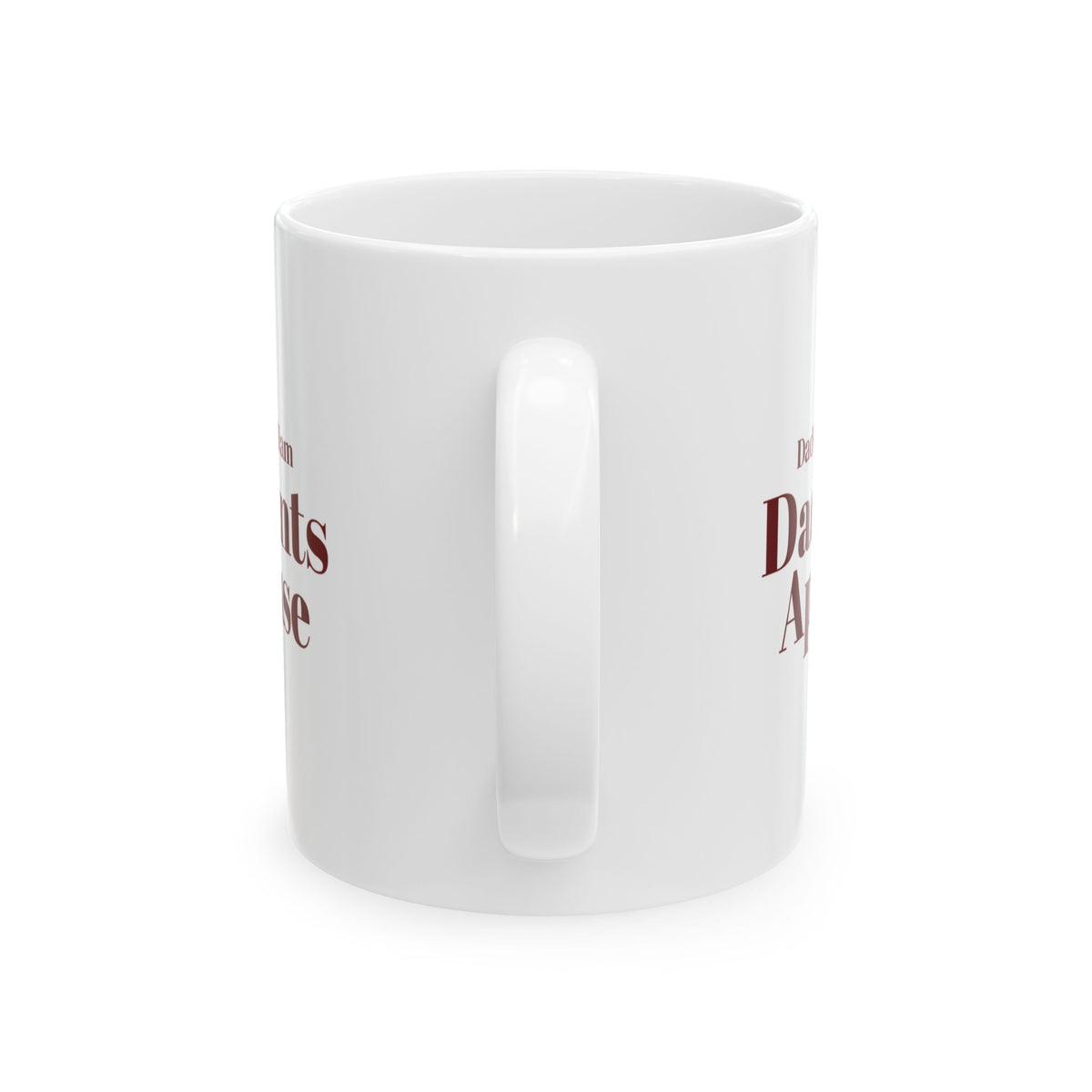 Funny Christmas Dad Coffee Mug Dad Carved The Ham Dad Wants Applause