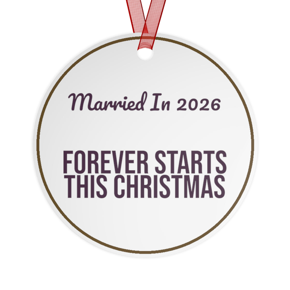 Christmas Ornament Married In 2026 Forever Starts This Christmas