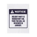 Funny Office Christmas Party Throw Blanket Mandatory Fun Reviewed In