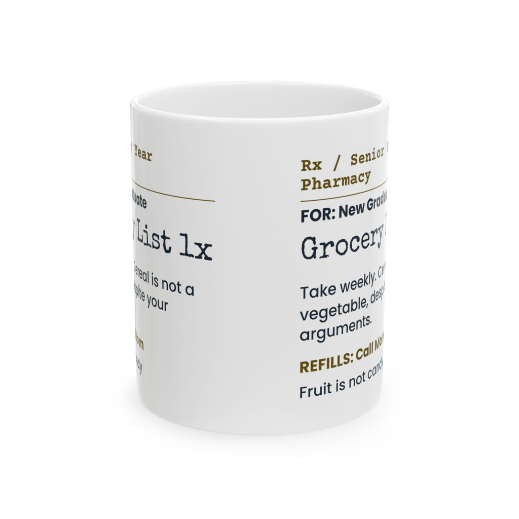Funny Graduation Coffee Mug Cereal Is Not A Vegetable Prescription