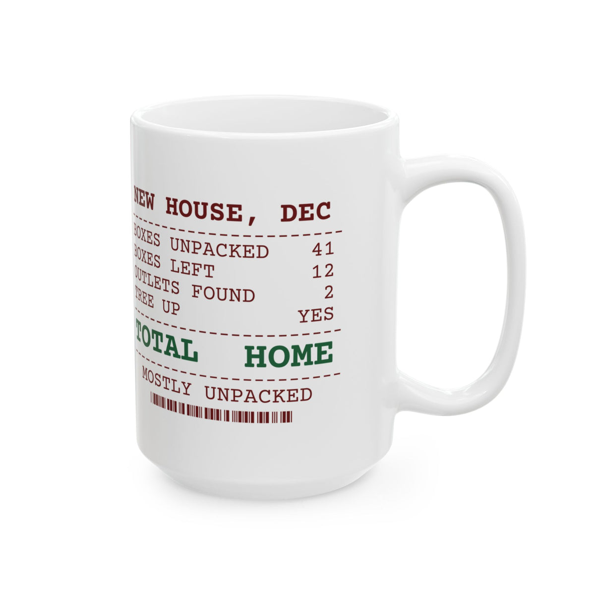 Funny Christmas Coffee Mug Boxes Left 12 Tree Up Anyway New House