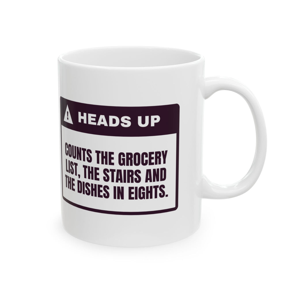 Funny Dancer Coffee Mug Counts The Groceries In Eights For Dancers