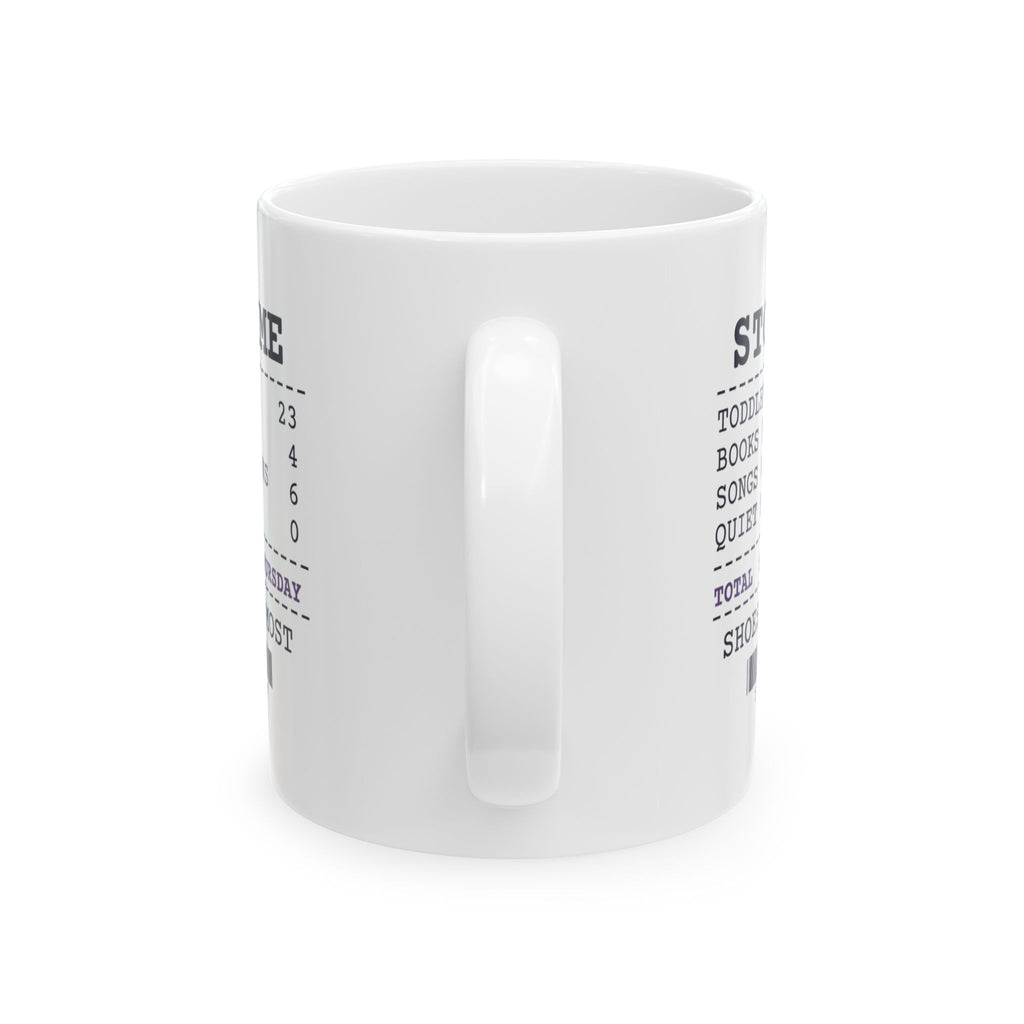 Funny Librarian Coffee Mug Toddlers 23 Quiet Minutes 0 Storytime Receipt