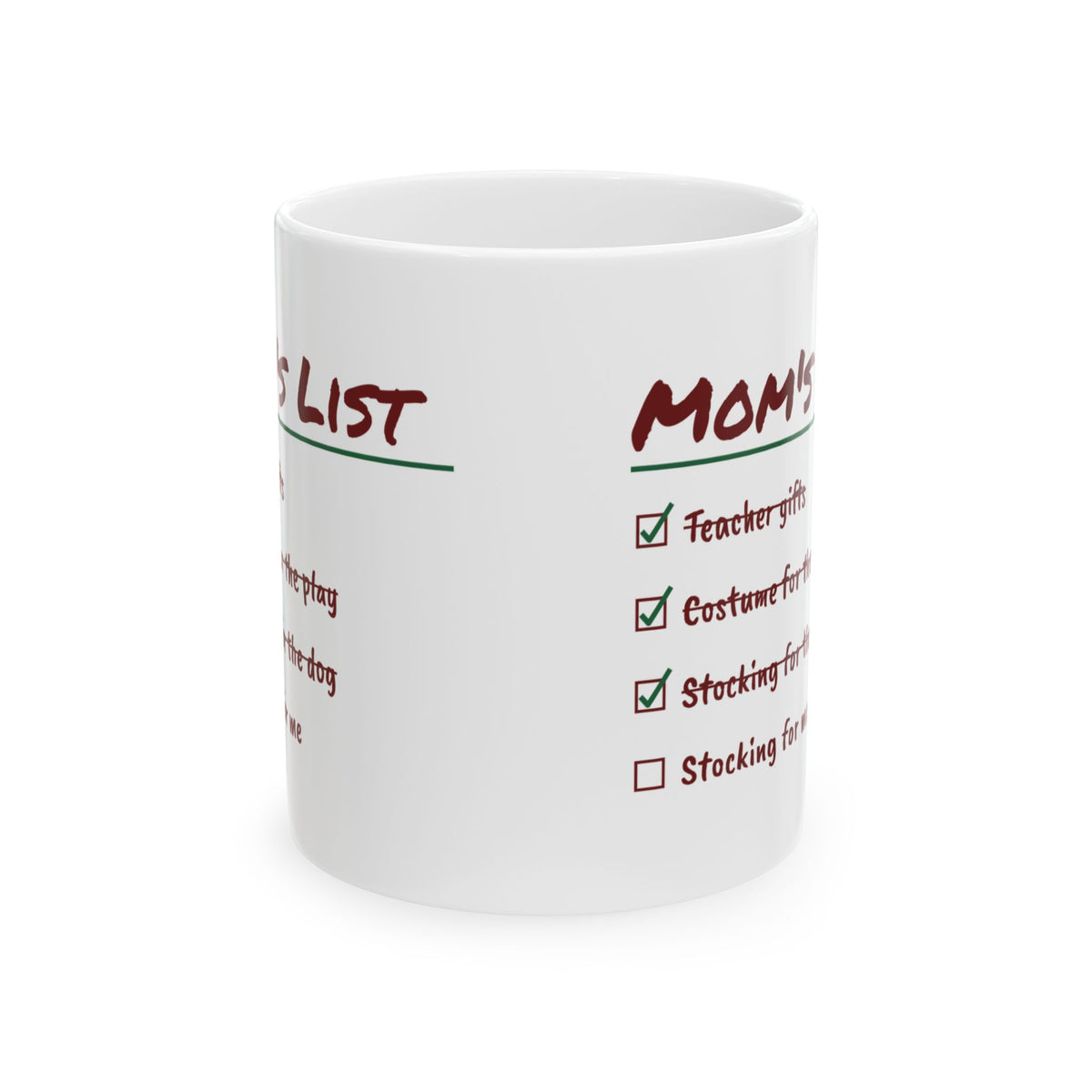 Funny Christmas Mom Mug Stocking For The Dog Stocking For Me Maybe