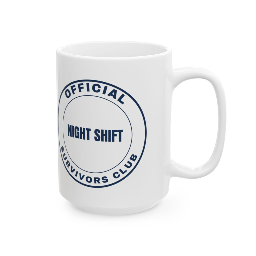 Official Night Shift Survivors Club Coffee Mug, Funny Nurse