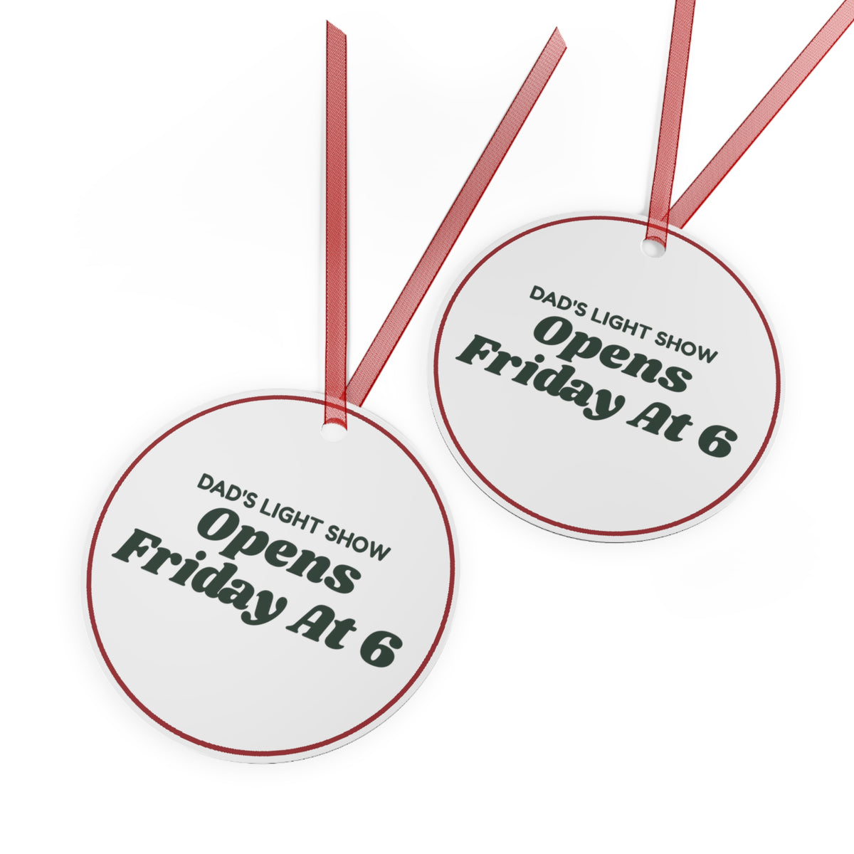 Funny Christmas Ornament Dad's Light Show Opens Friday At 6 For Dad