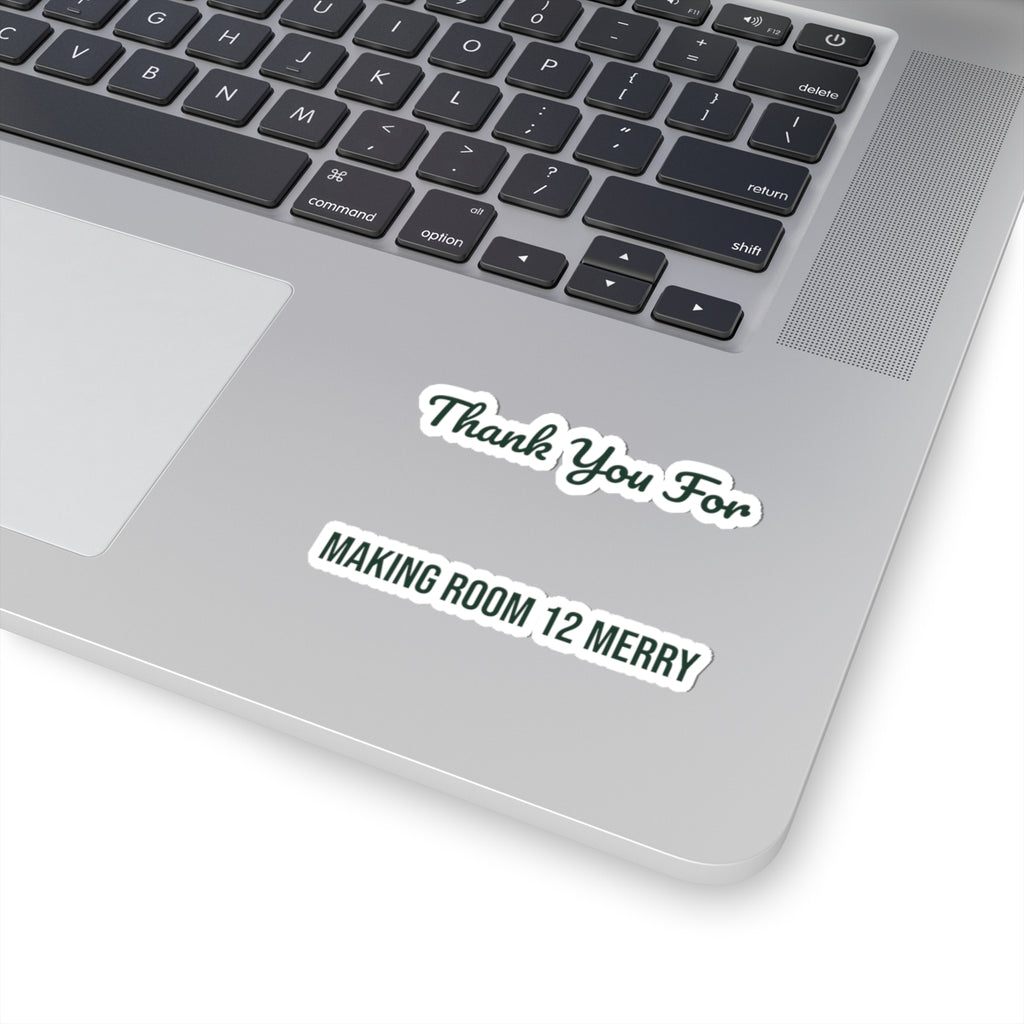 Christmas Teacher Sticker Thank You For Making Room 12 Merry