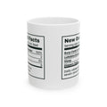 Funny New Dad Mug New Dad Facts Burp Cloth Nutrition Label For New Dads