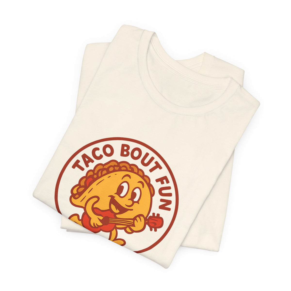 Taco Bout Fun Funny Retro Taco Pun Shirt