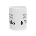 Funny Ugly Sweater Coffee Mug My Sweater Has A Tiny Fireplace