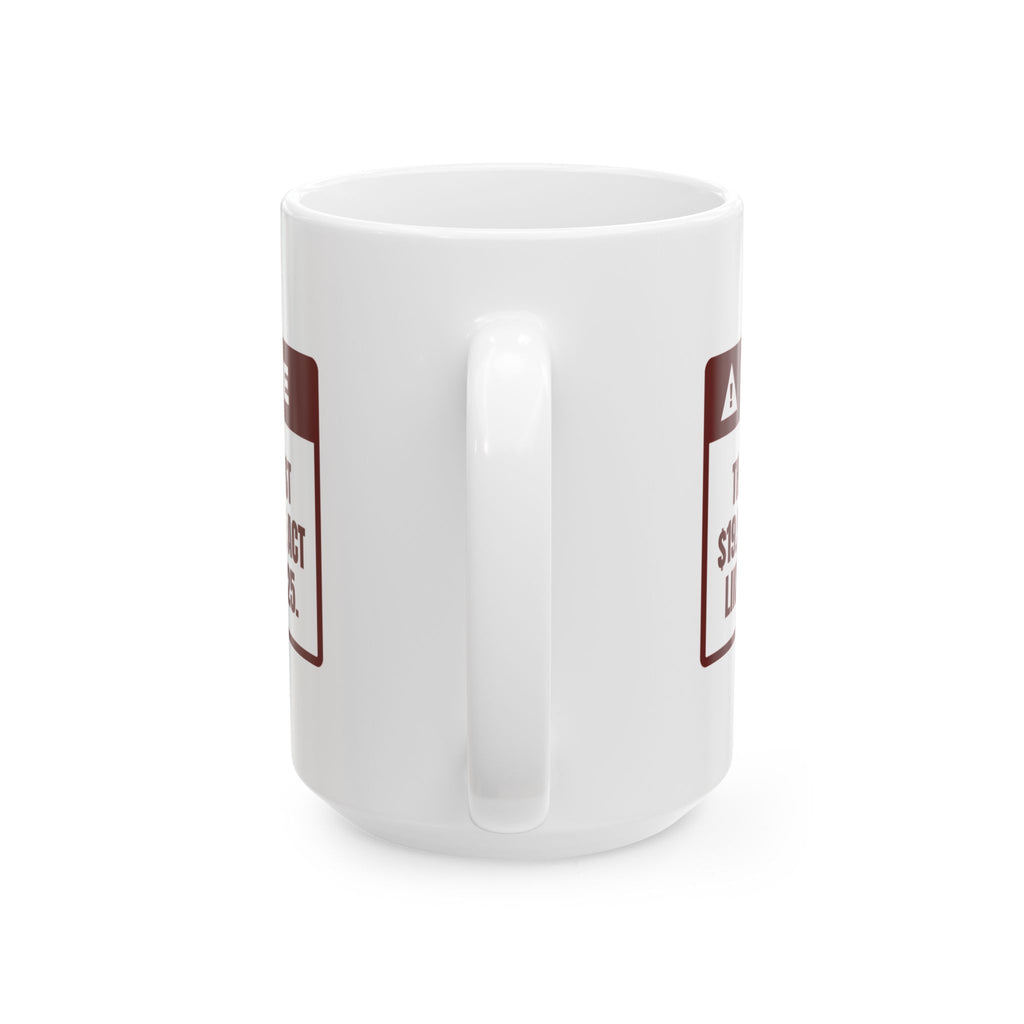 Funny White Elephant Coffee Mug Act Like It Cost 25 Dollars