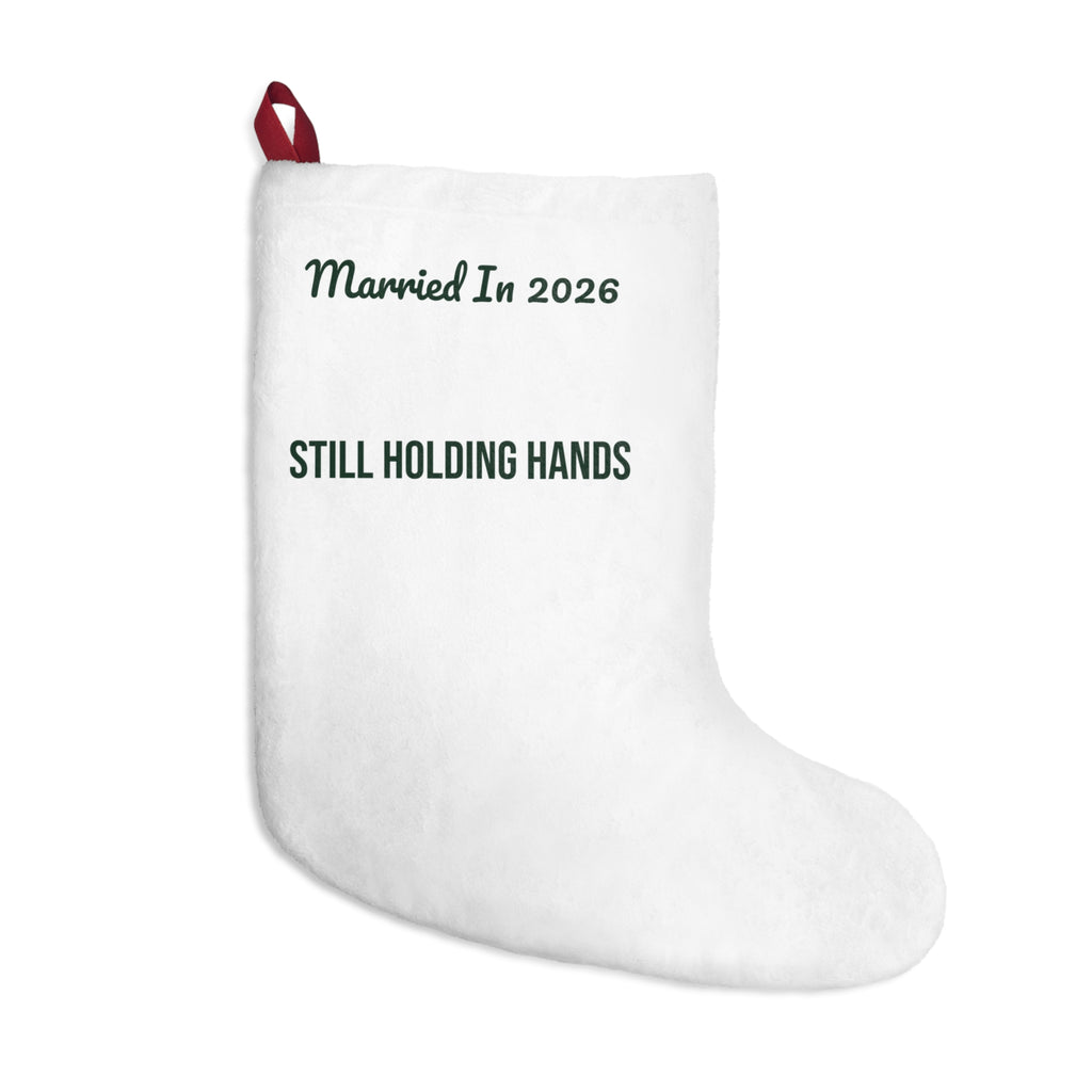 Newlywed Christmas Stocking Married In 2026 Still Holding Hands