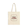 Funny Retail Christmas Tote Bag Exchange Desk Opens At Seven