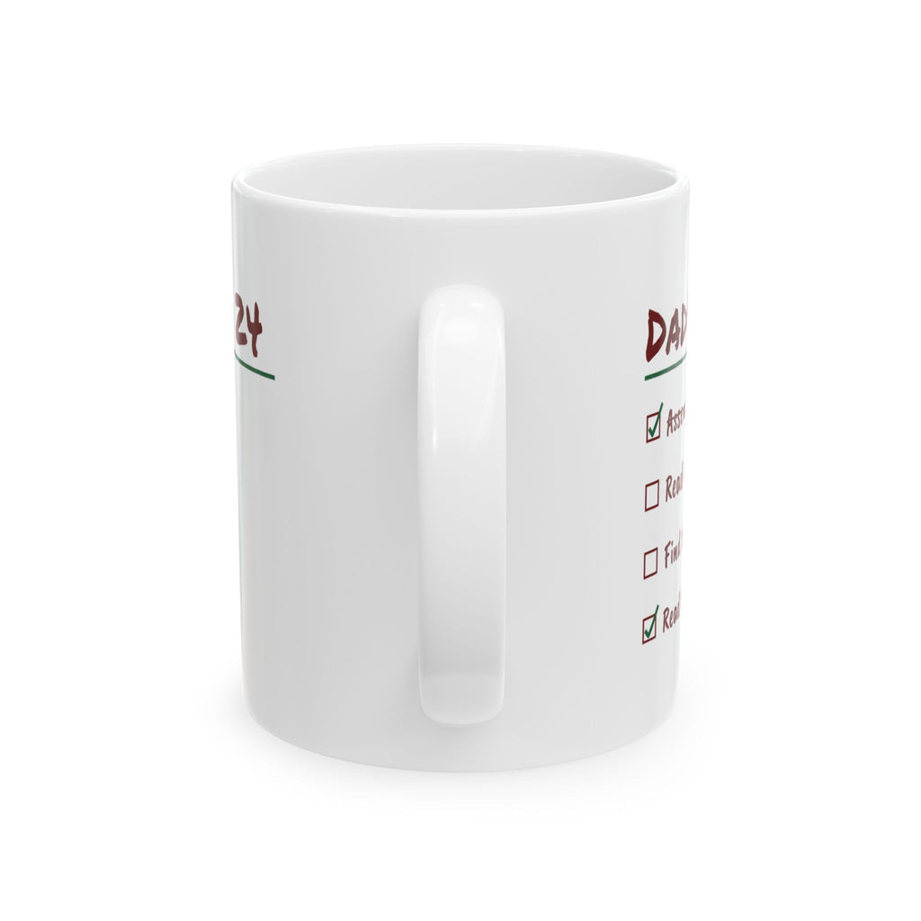 Funny Christmas Dad Coffee Mug Read The Instructions Eventually