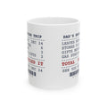Funny Christmas Dad Coffee Mug Shops On Dec 24 Receipt For Dad