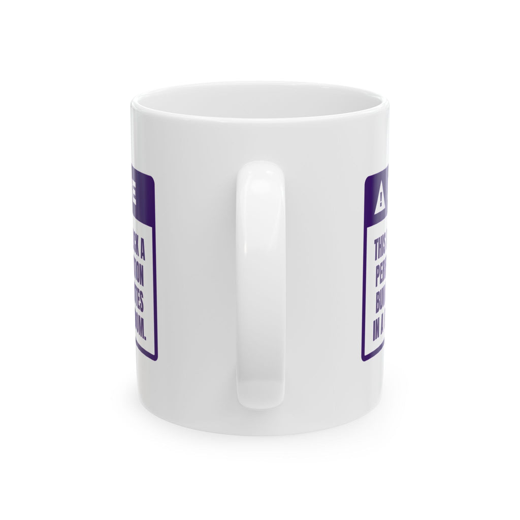 Funny Cheer Mom Coffee Mug Hotel Bathroom Four-Minute Bun For Cheer Moms