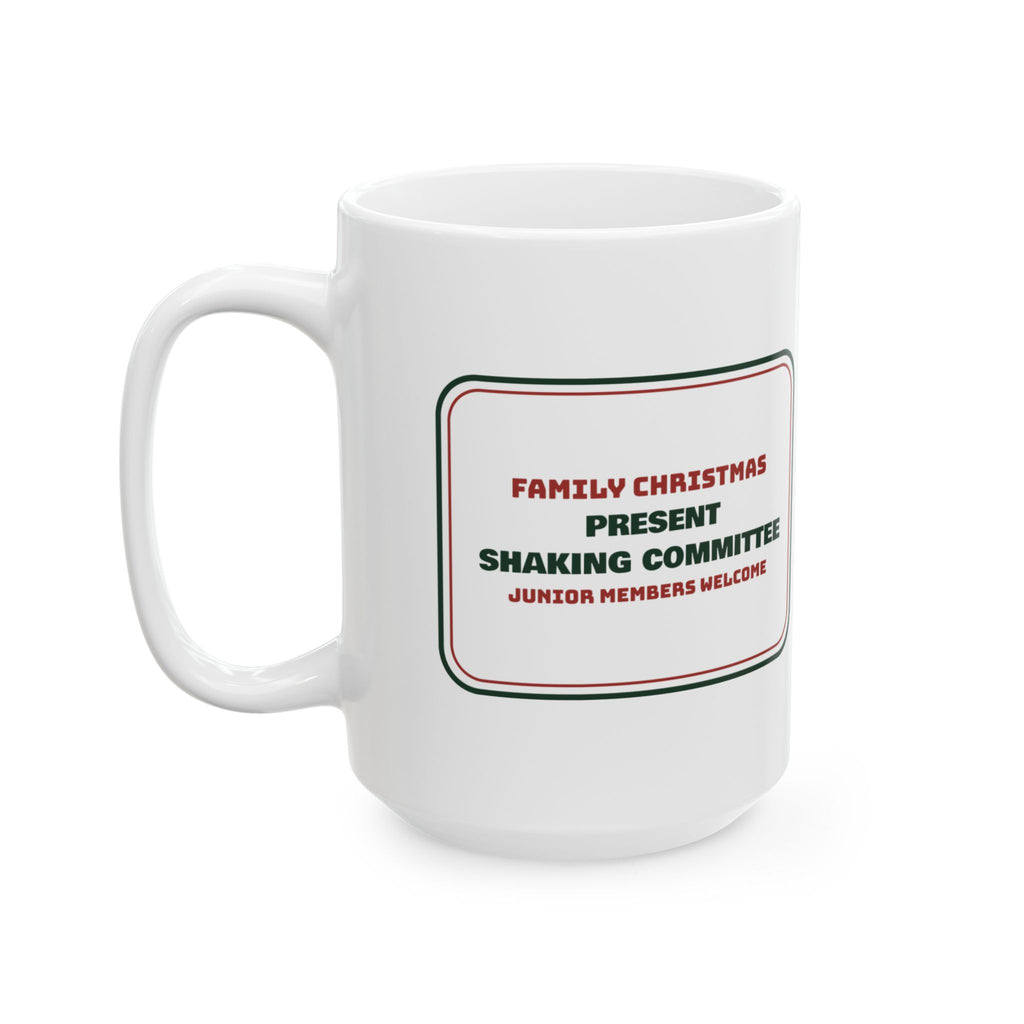 Funny Christmas Coffee Mug Present Shaking Committee For Family