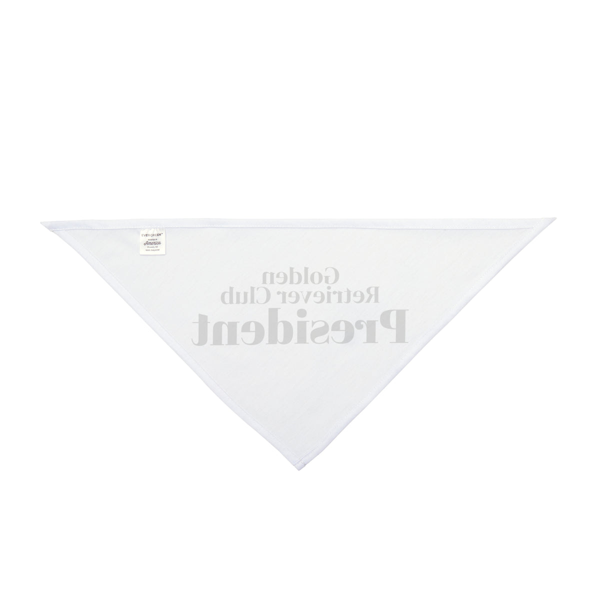 Golden Retriever Dog Bandana "Golden Retriever Club President" Funny Dog
