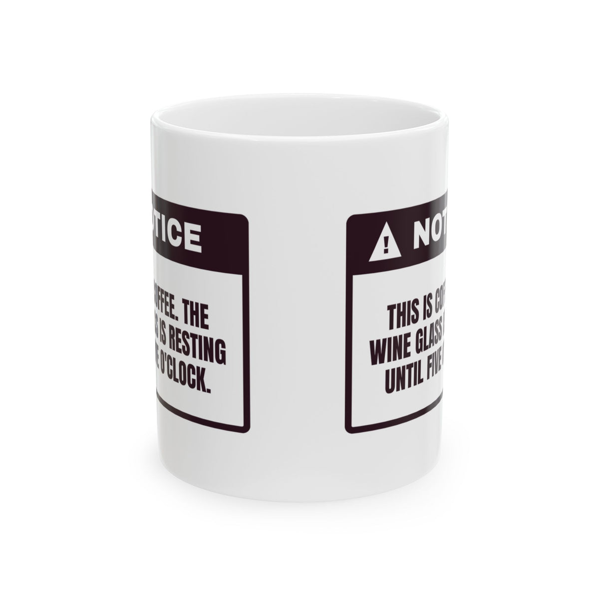 Wine Lover Coffee Mug The Wine Glass Is Resting Funny Notice
