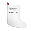 Funny Dad Christmas Stocking Dads Wrapping Brown Paper And Duct