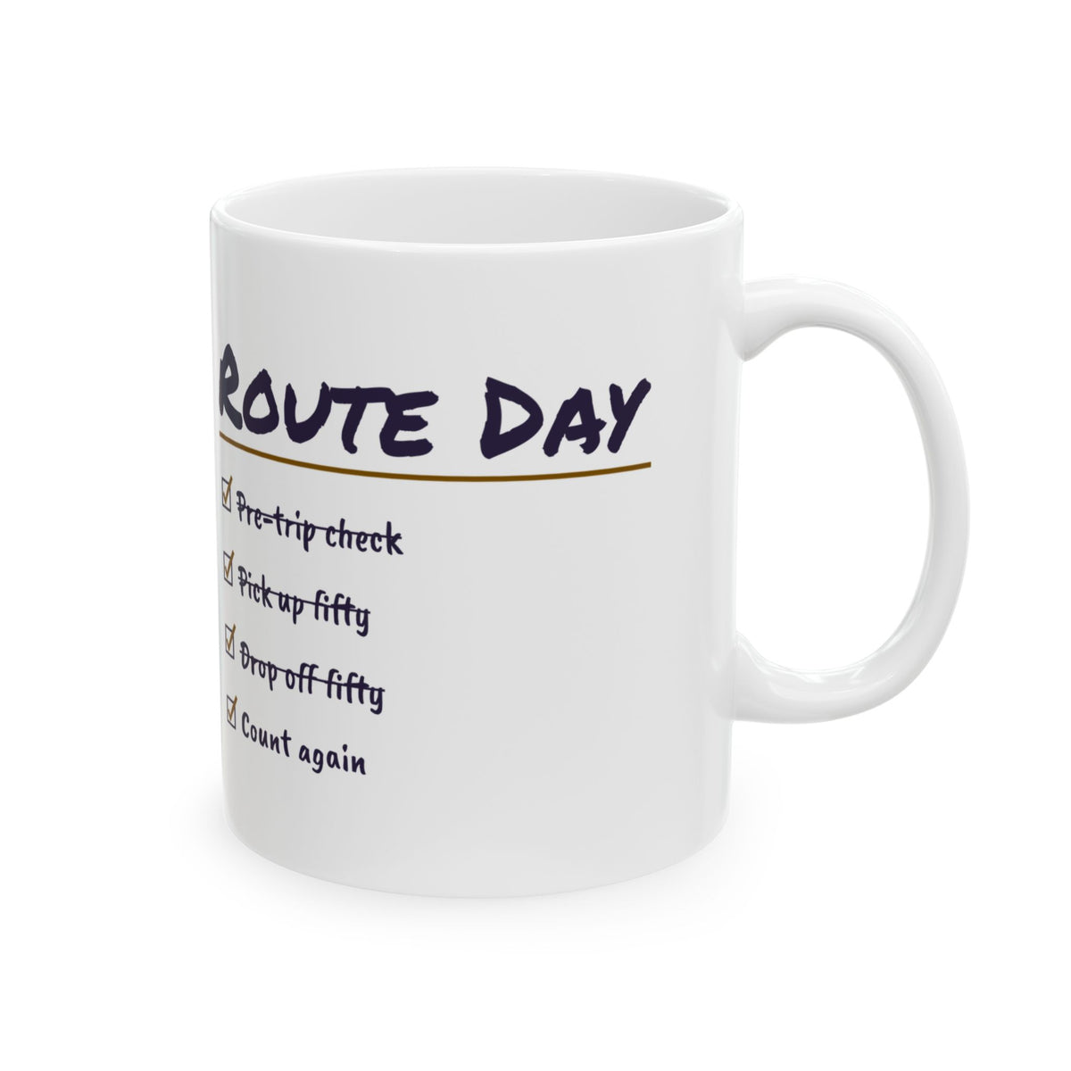 Funny School Bus Driver Mug Pick Up Fifty Drop Off Fifty