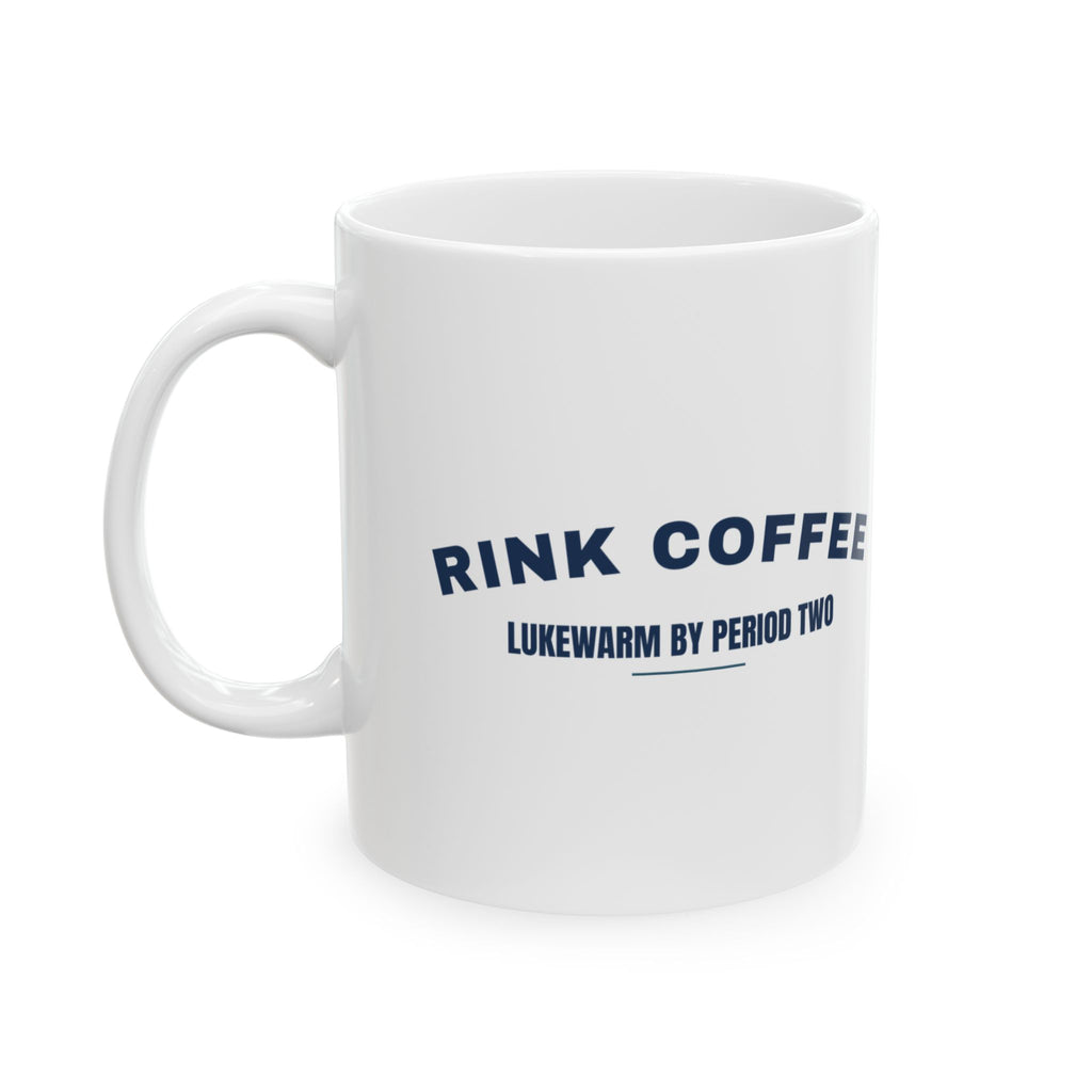Funny Hockey Parent Coffee Mug Rink Coffee Lukewarm By Period Two