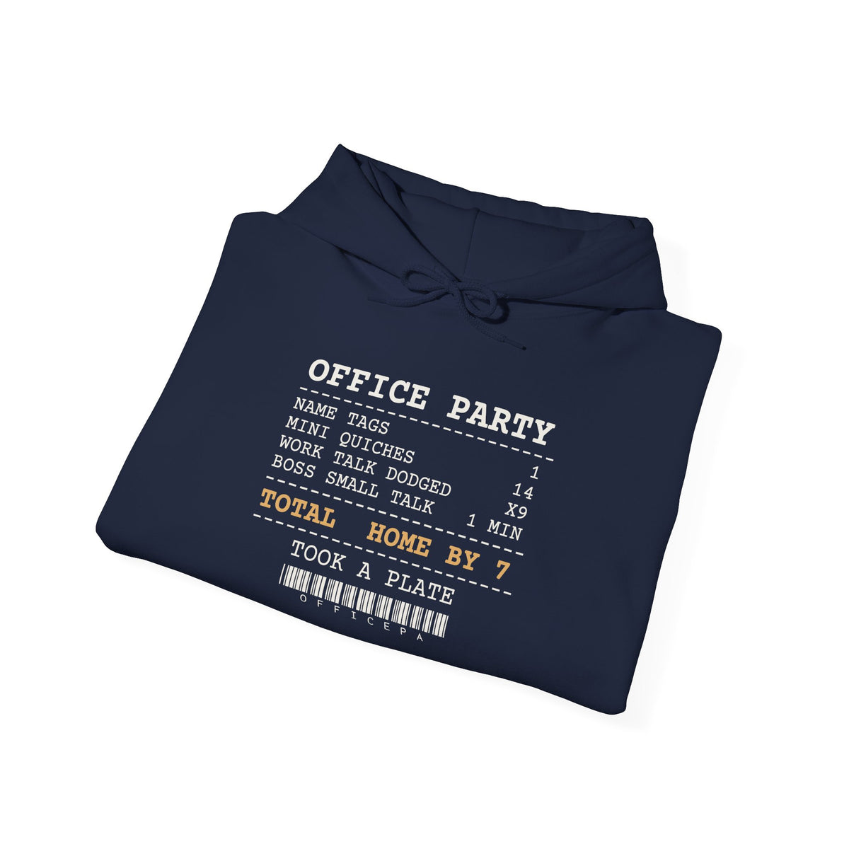 Funny Christmas Coworker Hoodie Mini Quiches 14 Office Party Receipt