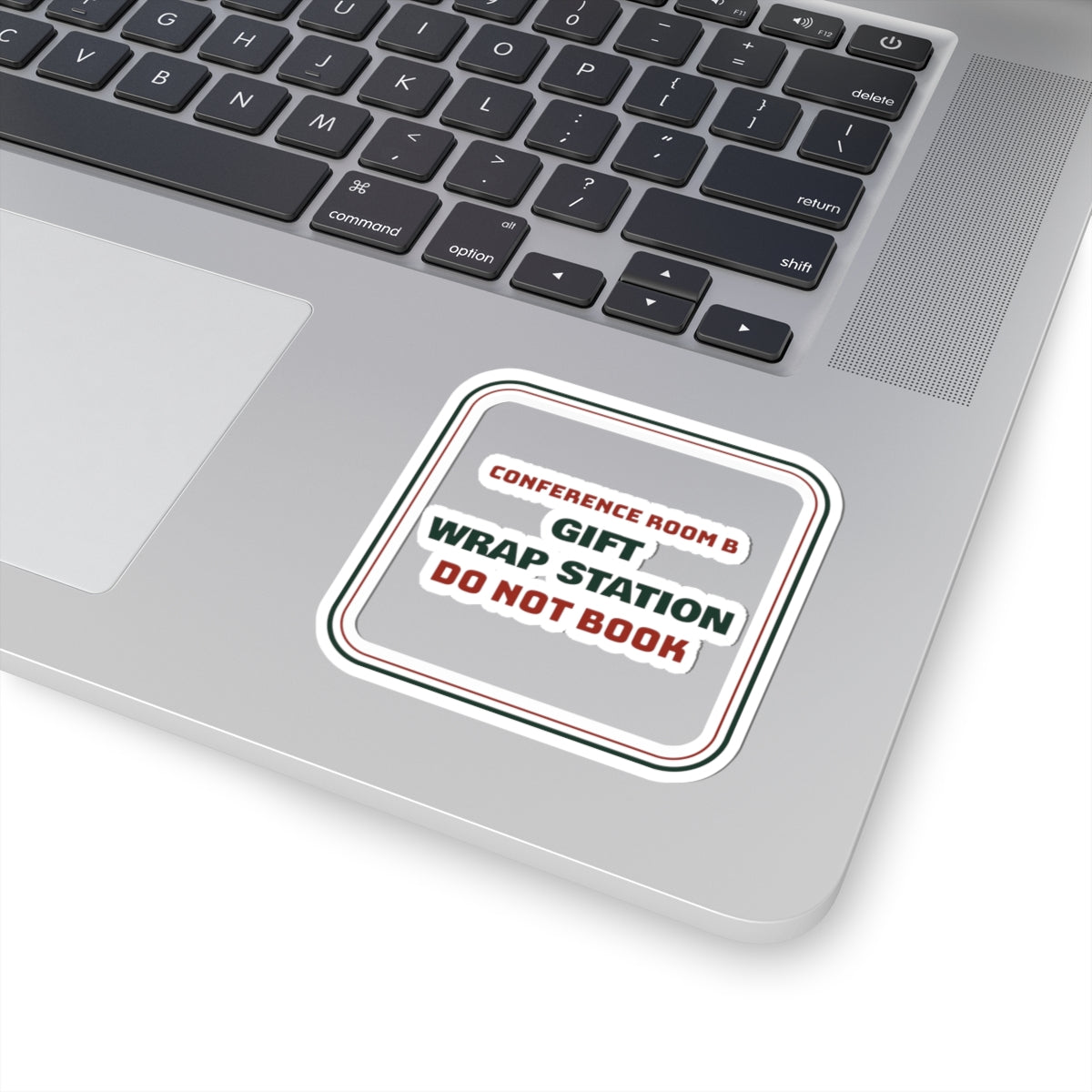 Funny Christmas Coworker Sticker Gift Wrap Station Do Not Book Room B