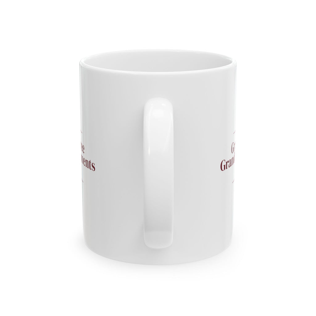 Christmas Coffee Mug Grandma's Tree Grandkids' Ornaments 2026