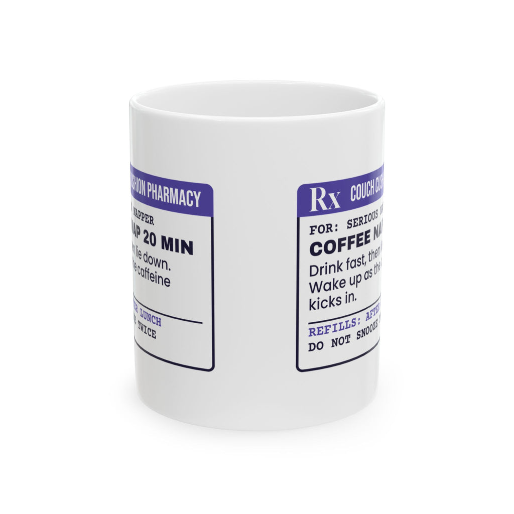 Funny Nap Coffee Mug Coffee Nap Protocol Prescription For Nappers