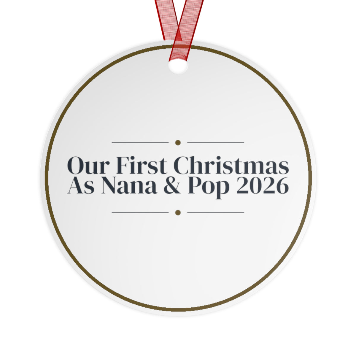 Christmas Ornament Our First Christmas As Nana And Pop 2026