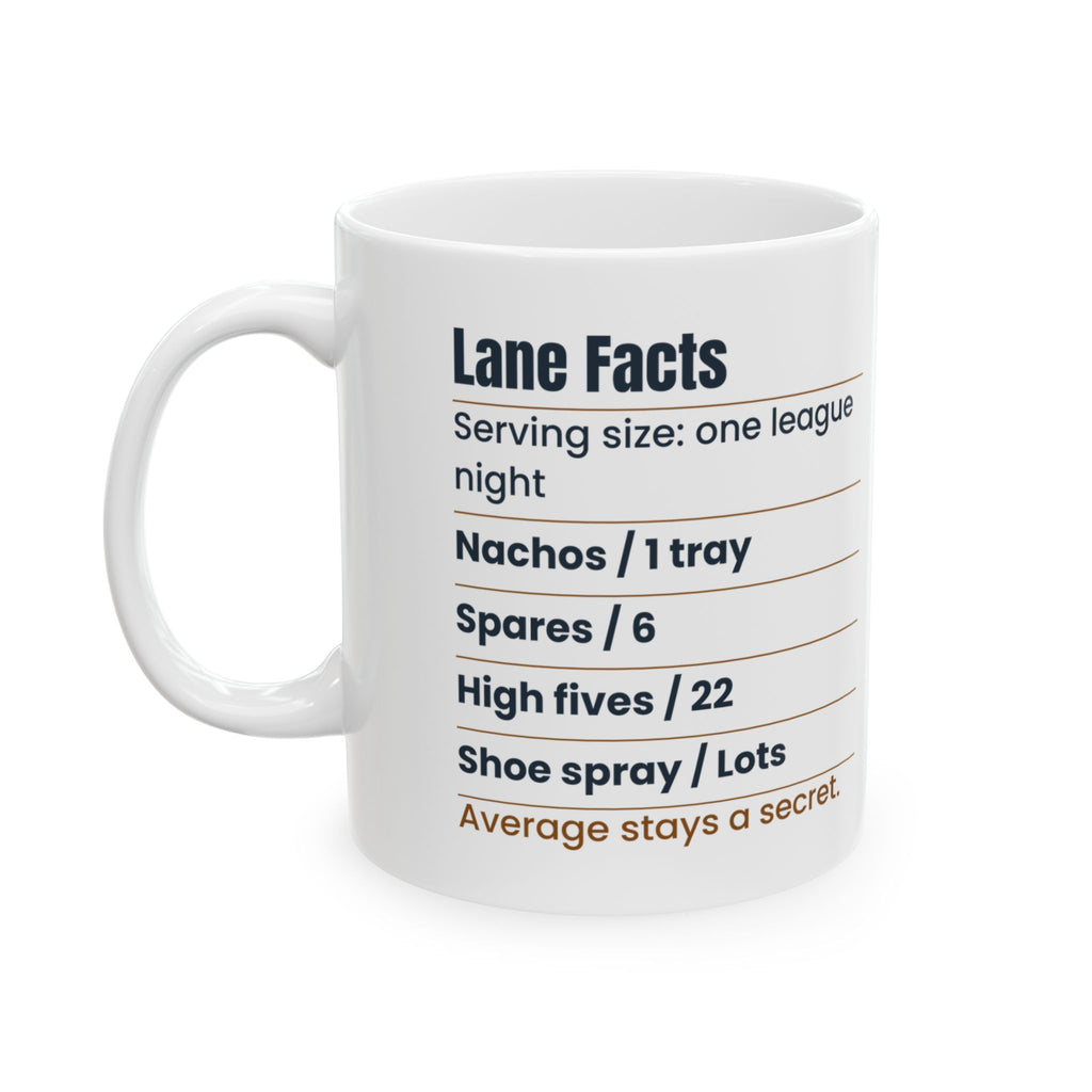 Funny Bowling Coffee Mug Lane Facts League Night For Bowlers
