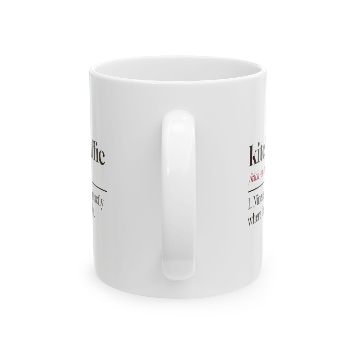 Funny Family Christmas Coffee Mug Kitchen Traffic Definition For Cooks