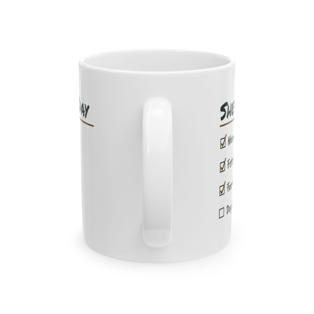 Funny German Shepherd Coffee Mug Shepherd Day Checklist
