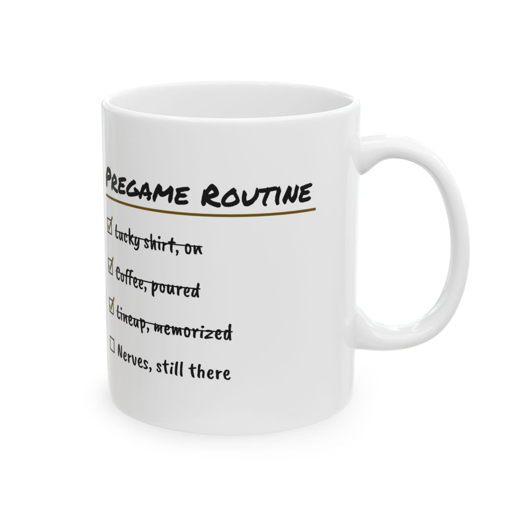 Pregame Routine Coffee Mug For Dad