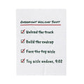 Funny Retail Christmas Throw Blanket Overnight Holiday Shift Checklist