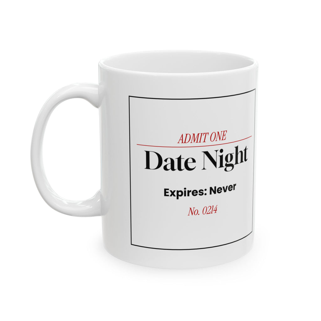 Date Night Coffee Mug For Her Valentine