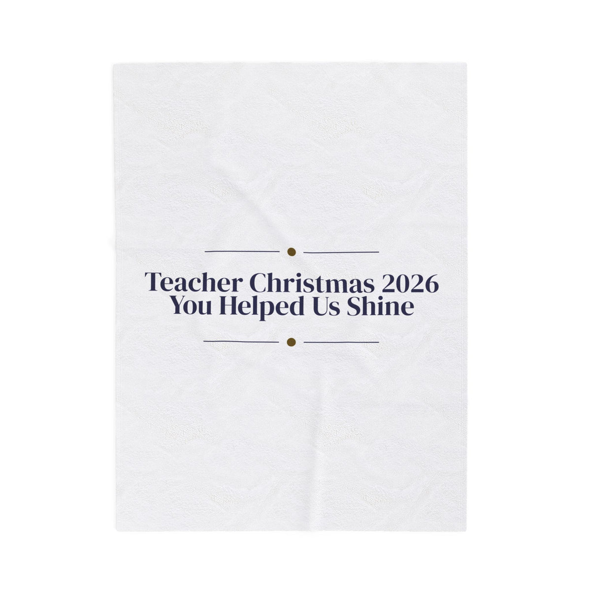 Christmas Throw Blanket Teacher Christmas 2026 You Helped Us Shine
