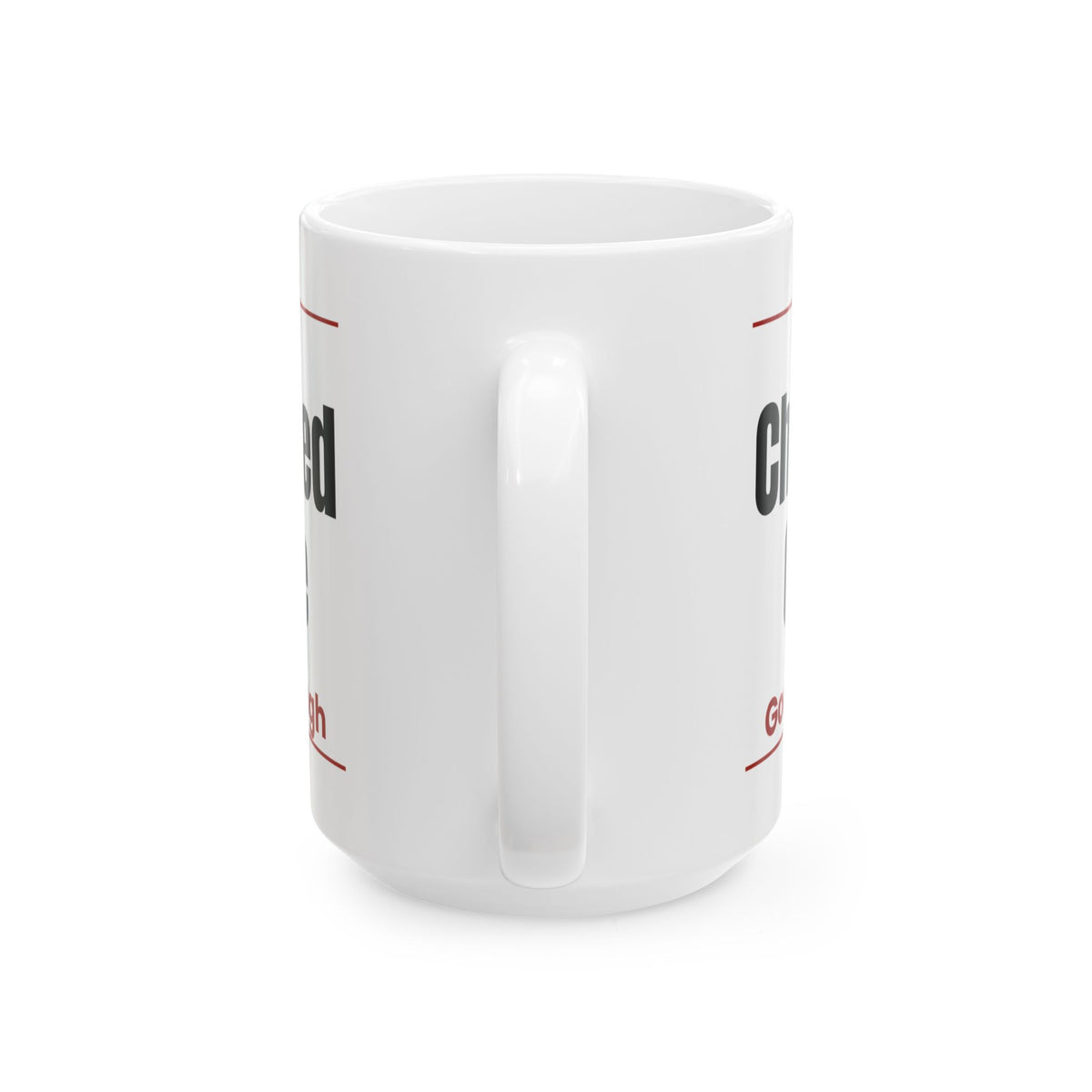 Funny Christmas Coffee Mug Gift List Checked Once Good Enough