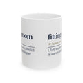 Funny Retail Christmas Coffee Mug Fitting Room Dictionary Definition