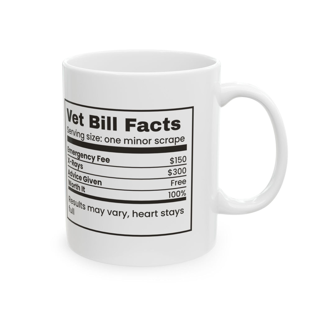 Horse Girl Coffee Mug Vet Bill Facts