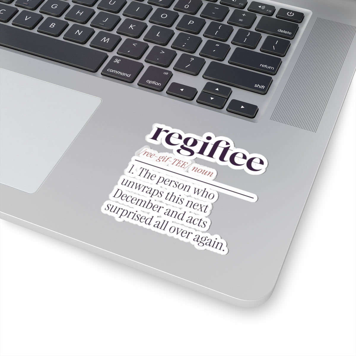 Funny White Elephant Sticker Regiftee Definition For Gift Swaps