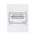 Funny Christmas Shopping Throw Blanket Order Ready Wrong Size Again Ticket