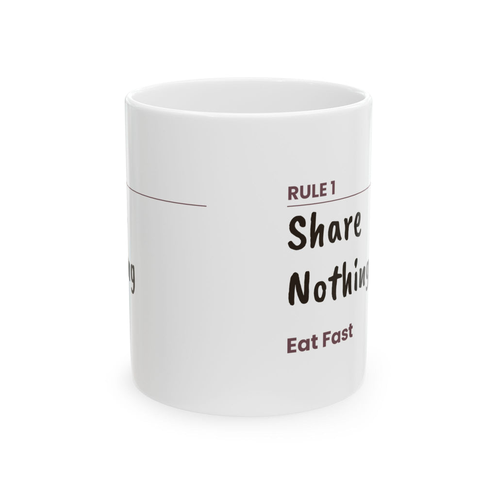 Funny Easter Basket Rules Coffee Mug For Candy Stealing Parents