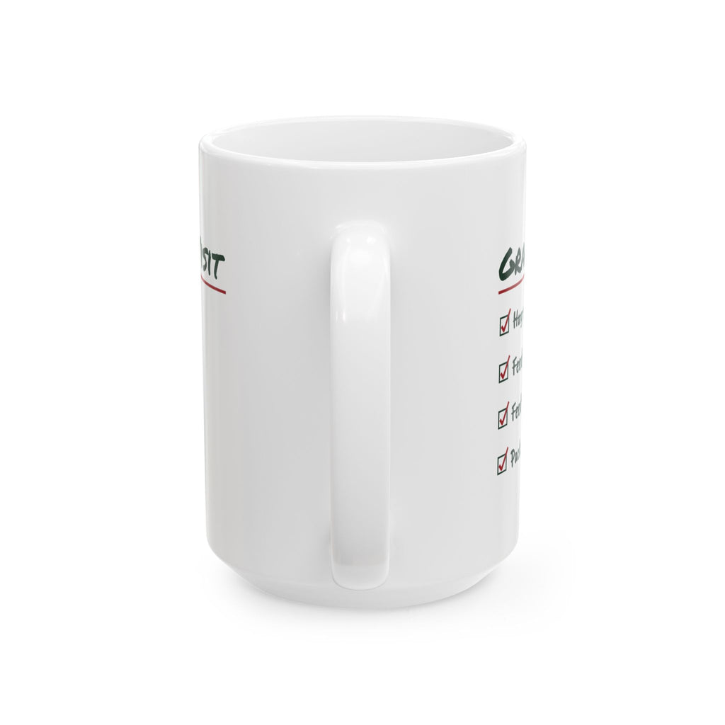 Funny Christmas Coffee Mug Grandma Visit Pack The Leftovers For Grandma