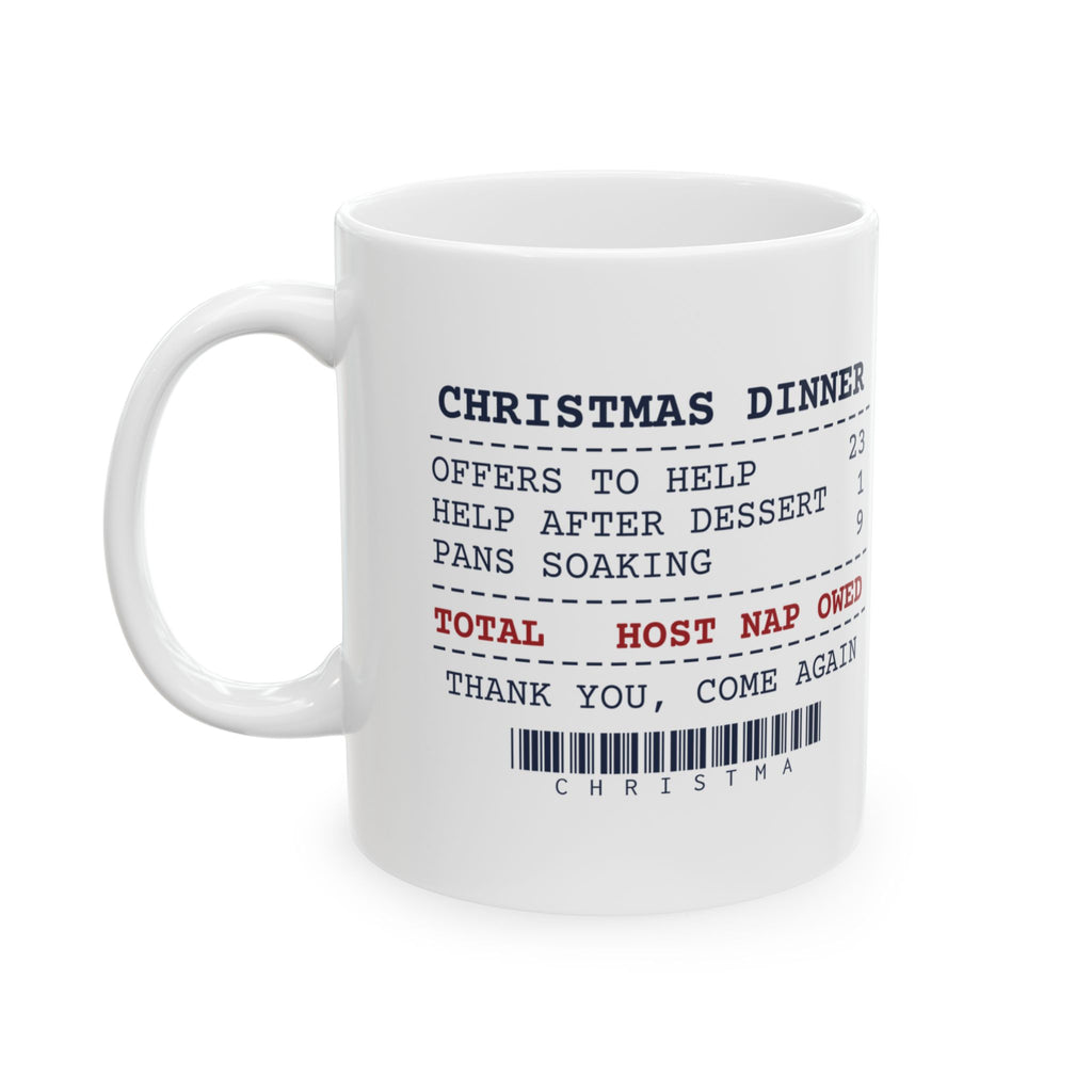 Funny Christmas Host Coffee Mug Offers To Help 23 Receipt For Hosts
