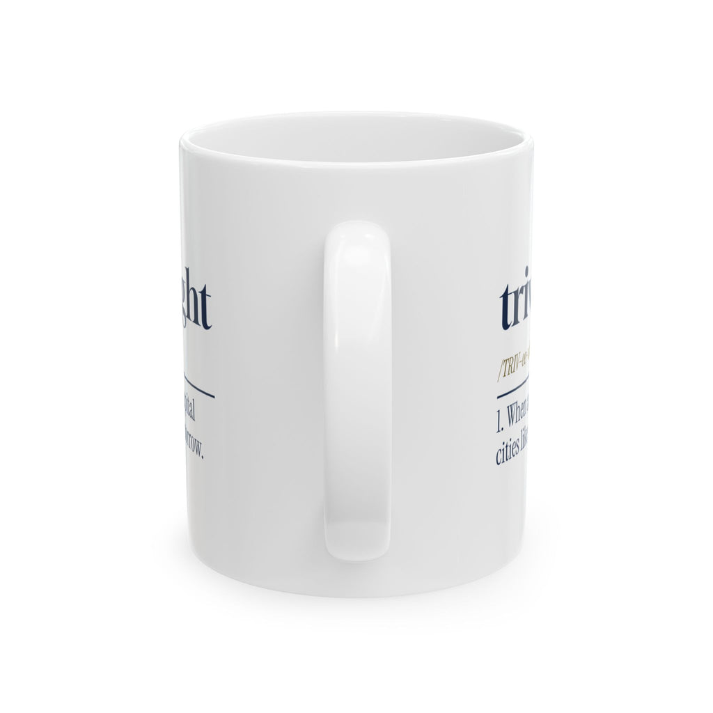 Trivia Night Coffee Mug Yelling Capitals