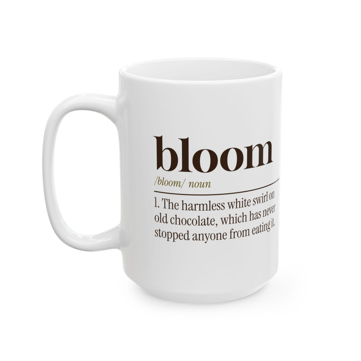 Funny Chocolate Coffee Mug Bloom Definition For Chocolate Lovers